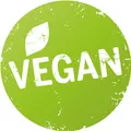 Aufkleber "Vegan" 20cm Schaufenster Theke Sticker Lebensmittel R001