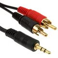 5M 3,5Mm Stereo Mini Klinke Zu 2 Phonos RCA Kabel