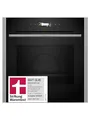 NEFF B54CR71N0, Stiftung Warentest GUT (2,0), N 70, Smarter Einbau-Backofen 60x60 cm, Made in Germany, Pyrolyse, Slide&Hide, Full Touch TFT-Display, Air Fry Funktion, Automatikprogramme, Soft Open