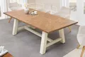 riess-ambiente Esstisch HAMPTONS 165cm hellbraun/creme - Pinienholz, 6 Sitzplätze, rechteckig (Einzelartikel, 1-St), Massivholz-Esstisch - ideal für Landhaus-Küchen, Wohn- und Esszimmer