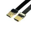 Xiwai FPV HDMI Typ A Stecker auf HDMI-Stecker, HDTV, FPC, Flachkabel, 20 cm, für Luftfotografie mit Multicoptern
