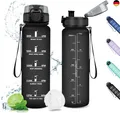 KollyKolla Trinkflasche 500ml, Wasserflasche Auslaufsicher, Kohlensäure 
