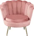 SalesFever Loungesessel Clam - Design Cocktailsessel, Prachtvoll extravagantes Design im Muschel-Look