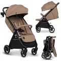 Lionelo Ingrid Kinderwagen bis 22 kg von 6 Monaten bis 4 Jahren 360° Räder