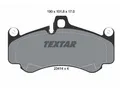 TEXTAR Bremsbelagsatz, Scheibenbremse 2341401 für Porsche