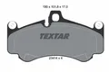 TEXTAR Bremsbelagsatz, Scheibenbremse 2341401 für PORSCHE