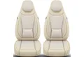 BREMER SITZBEZÜGE Autositzbezug für Adria Coral Adriatik Silver (C5), Set, 2-tlg., Schonbezüge Sitzbezüge Fahrer und Beifahrer, in Beige