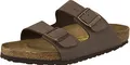 Birkenstock Classic Arizona Birko-Flor 151181, Pantoletten, Braun (Mocca 650), 47 EU (12 UK)