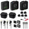 RØDE Rode Wireless Pro 2-Kanal Drahtlos-Mikrofonset Digitales Aufnahmegerät (Inklusive Zubehör) schwarz