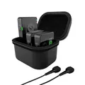 RØDE Wireless PRO Kompakt-Funkstrecken-Set mit Timecode, 32-Bit Float On-Board-Aufnahme, 2 Lavalier-Mikrofonen und Ladecase für Videoaufnahmen und Content Creation