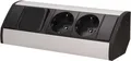 Möbelsteckdose 2x250V, Schalter OR-GM-9002/B-G(GS) Schuko