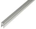Alberts Profil Alberts 030845 Eckprofil, selbstklemmend, Aluminium, silberfarbig elox, Alberts H-Profil Aluprofil Aluminiumprofil H Winkel selbstklebend 1000