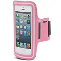 Maclean 4,8" oder 5,7" Sportarmband für Handy Armband Armtasche Handy Sport Schutz Tasche Joggen Fitness Case (rosa, 4.8")