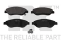 NK Bremsbelagsatz Scheibenbremse 223637 für OPEL CORSA S07 L08 L68 CDTI