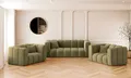 Kaiser Möbel Loungeset Sofagarnitur 2+1+1 Couchgarnitur serie Grand Stoff Haga und Salvador