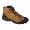 Salomon X Ward Leather Mid GTX M Herren Braun Sneaker Outdoor Trekking (471818)