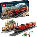 LEGO 76423 Harry Potter Hogwarts Express & der Bahnhof von Hogsmeade Zug-Set mit Schienen, Spielzeug-Zug, Fahrkartenschalter und 8 Minifiguren, iko... - Bronze