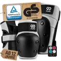 Inliner Schoner Erwachsene mit GS 6er Set DIVE  M in Grau  Schoner Inliner Da...