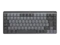 Logitech MX Mechanical Mini für Mac, beleuchtete kabellose Tastatur, QWERTY US