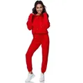 Tazzio Jogginganzug F200, Trainingsanzug SET Jogginghose & Hoodie rot XL