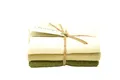 Solwang Wischtuch CREME OLIVE KOMBI 3er Tücher gestrickt Wischlappen Wischtücher