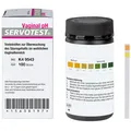 SERVOTEST Vaginal pH Teststreifen Indikator 4,0–7,0 Indikatorstreifen 100 Stk