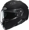 HJC i91 Solid Schwarz Metallic Klapphelm M