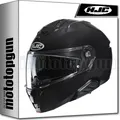 MODULARHELM FÜR MOTORRAD HJC I91  METALLSCHWARZ M
