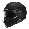 HJC i91 Solid Schwarz Klapphelm mit Sonnenblende Gr. M - E2206