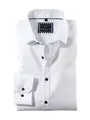 OLYMP No 6 Six Super Slim Hemd Stretch Langarm Uni weiß, Gr.44