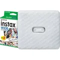Fujifilm Instax Link WIDE Weiß + Fujifilm Instax WIDE Film 10 x 2er-Pack