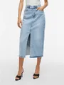 Vila Jeansrock VIJAF HW MIDI DENIM SKIRT-NOOS