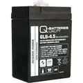 Q-Batteries 6LS-4.5 6V 4,5Ah Blei-Vlies Akku / AGM VRLA