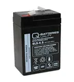 Q-Batteries 6LS-4.5 6V 4,5Ah Blei-Vlies Akku/AGM VRLA