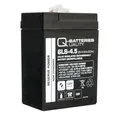 Q-Batteries 6LS-4.5 6V 4,5Ah Blei-Vlies Akku / AGM VRLA