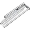 SOTECH Aluminium Handtuchhalter TED 2 Armig 325 bis 487 mm Ausziehbar Drehbar EV1 Eloxiert