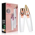 URAQT Gesichtshaarentferner für frauen 2 in 1 USB Elektrischer Augenbrauen