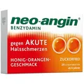 Neo Angin Benzydamin gegen akute Halsschmerzen Honig-Orangengesc