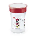NUK Magic Cup Trinklernbecher | 8+ Monate | 230 ml | Auslaufsicherer 360°-Trinkrand zum Trinken von allen Seiten | Auswaschbar | Disney Minnie Maus