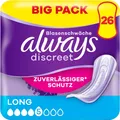 Always Discreet Inkontinenzeinlagen Für Frauen Long 26 Stück Rundumschutz