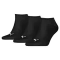 PUMA Damen Puma Unisex Plain 3p Sneakersocken, Schwarz, 43-46 EU