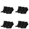 PUMA 12 Paar Sneaker Invisible Socken Gr. 35-49 Unisex für Damen Herren Füßlinge, Farbe:200 - black, Socken & Strümpfe:43-46