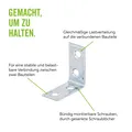 Alberts Stuhlwinkel | Verzinkt | 30x30x14