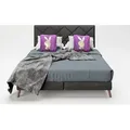 Boxspringbett "AUDREY" - Grau
