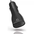 Kfz-Ladegerät USB-C Qualcomm Quick Charge 4+ Schwarz - Schwarz