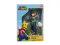 Nintendo Actionfigur Nintendo Super Mario Figur Luigi w/ Star in Sammlerbox, 10 cm