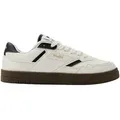 MoEa Sneaker Gen9 - Corn Grained - weiss/schwarz