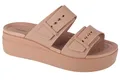 Badelatschen Damen, Crocs Brooklyn Low Wedge Sandal, Braun