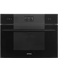 Smeg  SO4102S3B3 Einbaubackofen, Schwarz, 45 cm