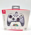 PowerA Nintendo Switch Enhanced Wired Controller Mario Silver #KT4995M-